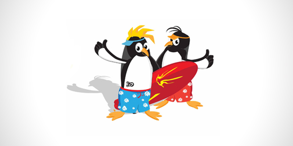 Penguins-Surf
